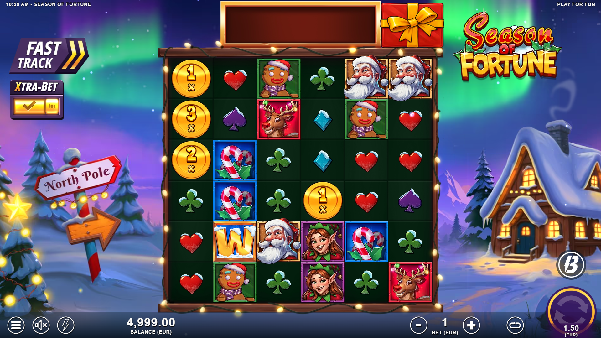 Season of Fortune Base Game Play